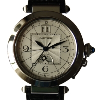 Cartier Pasha XL GMT Mondphase Night & Day W3109255 (2938) FULL SET