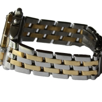 Breitling Chronomat Stahl / Gold Perlmutt Pilotarmband D13352 FULL SET