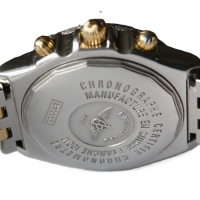 Breitling Crosswind Stahl / Gold 76 Brillanten Pilotarmband B13355 B&P