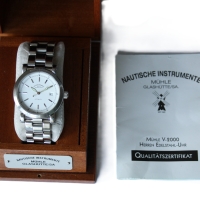 Mühle Glashütte City M99 Weiß M1-99-00 Edelstahl 40 mm Automatik Herrenuhr B&P