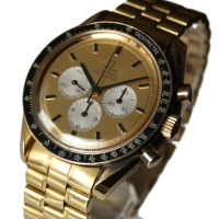Omega Speedmaster Moonwatch "APOLLO XI 1969" 18k / 750 Yellow Gold No.069 B&P