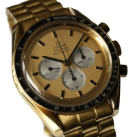 Omega Speedmaster Moonwatch "APOLLO XI 1969" 18k / 750 Yellow Gold No.069 B&P