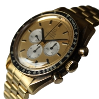 Omega Speedmaster Moonwatch "APOLLO XI 1969" 18k / 750 Yellow Gold No.069 B&P