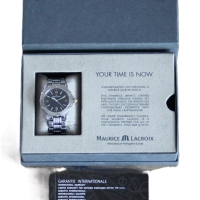 Maurice Lacroix Tiago Edelstahl / 18k Gold 38mm Quarz Ref.: 69820