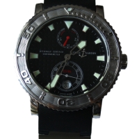 Ulysse Nardin Maxi Marine Diver Chronometer 40mm Stahl Herrenuhr 263-55 FULLSET