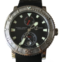 Ulysse Nardin Maxi Marine Diver Chronometer 40mm Stahl Herrenuhr 263-55 FULLSET