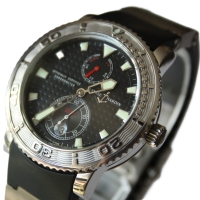 Ulysse Nardin Maxi Marine Diver Chronometer 40mm Stahl Herrenuhr 263-55 FULLSET
