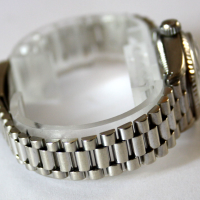 ROLEX Lady Date 18k / 750er Weißgold Präsidentenarmband Damenuhr Ref.: 6517