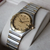 OMEGA Constellation Steel / 18k Yellow Gold 33,5mm Quarz Ref.: 1312.10.00 FULLSET