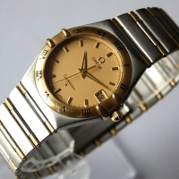 OMEGA Constellation Steel / 18k Yellow Gold 33,5mm Quarz Ref.: 1312.10.00 FULLSET