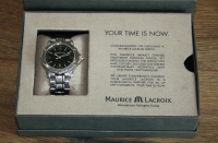 Maurice Lacroix Tiago Edelstahl / 18k Gold 38mm Quarz Ref.: 69820