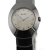 RADO Ovation Keramik / Titan 24mm Silber Quarz Damenuhr Neuwertig FULL SET 2006