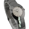 RADO Ovation Keramik / Titan 24mm Silber Quarz Damenuhr Neuwertig FULL SET 2006