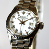 ROLEX Lady Date 18k / 750er Weißgold Präsidentenarmband Damenuhr Ref.: 6517