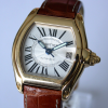 Cartier Roadster XL 18k / 750 Gelbgold Automatik 37mm W62003V2 (2524) FULLSET