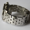 Breitling Chronomat 41 Edelstahl Schwarz Pilotarmband Herrenuhr AB014012/BA52 B&P
