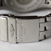 Breitling Chronomat 41 Edelstahl Schwarz Pilotarmband Herrenuhr AB014012/BA52 B&P