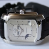 Glashütte Original Senator Karrée Ewiger Kalender Stahl Herrenuhr NOS FULLSET