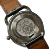 HERMÉS Arceau AR7Q.810 Quarz Stainless Steel Leather NEW