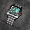 Cartier Santos Large PVD Black Grün WSSA0039 FULLSET