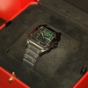Cartier Santos Large PVD Black Grün WSSA0039 FULLSET