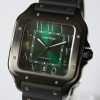 Cartier Santos Large PVD Black Grün WSSA0039 FULLSET