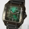 Cartier Santos Large PVD Black Grün WSSA0039 FULLSET