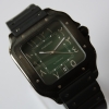 Cartier Santos Large PVD Black Grün WSSA0039 FULLSET