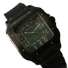 Cartier Santos Large PVD Black Green Dial WSSA0039 FULLSET