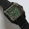 Cartier Santos Large PVD Black Grün WSSA0039 FULLSET
