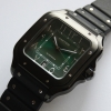 Cartier Santos Large PVD Black Grün WSSA0039 FULLSET