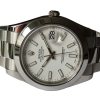 Rolex Datejust II 41mm Weiß Edelstahl Ref.: 116300 LC110 Herrenuhr FULLSET 2015