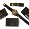 TUDOR Black Bay 58 18k / 750 Yellow Gold Green M79018V-0001 Full Set 2022 NOS