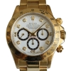 Rolex Daytona 18k / 750 Gelbgold Zenith 16528 Weißes Brillantblatt Inverted Six