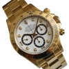 Rolex Daytona 18k / 750 Gelbgold Zenith 16528 Weißes Brillantblatt Inverted Six