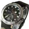 Ulysse Nardin Maxi Marine Diver Chronometer 40mm Stahl Herrenuhr 263-55 FULLSET