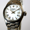 ROLEX Lady Date 18k / 750er Weißgold Präsidentenarmband Damenuhr Ref.: 6517