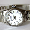 ROLEX Lady Date 18k / 750er Weißgold Präsidentenarmband Damenuhr Ref.: 6517