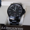 Longines Conquest V.H.P. Quarz Stahl Black Ref.: L3.726.2
