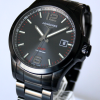 Longines Conquest V.H.P. Quarz Stahl Black Ref.: L3.726.2