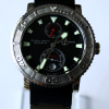 Ulysse Nardin Maxi Marine Diver Chronometer 40mm Stahl Herrenuhr 263-55 FULLSET