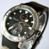 Ulysse Nardin Maxi Marine Diver Chronometer 40mm Stahl Herrenuhr 263-55 FULLSET
